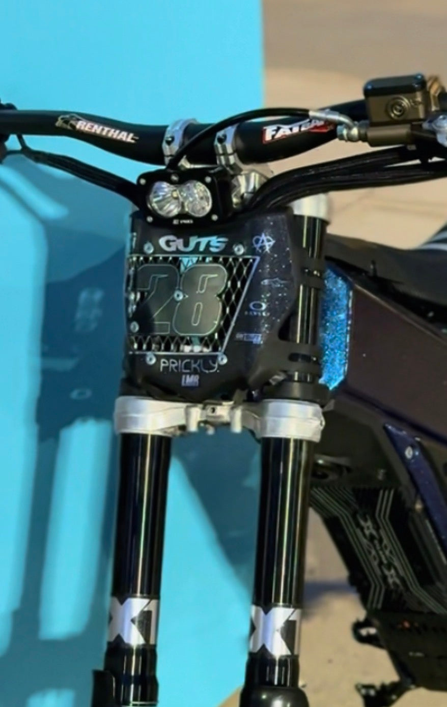 Custom Dual Number Vented Plate