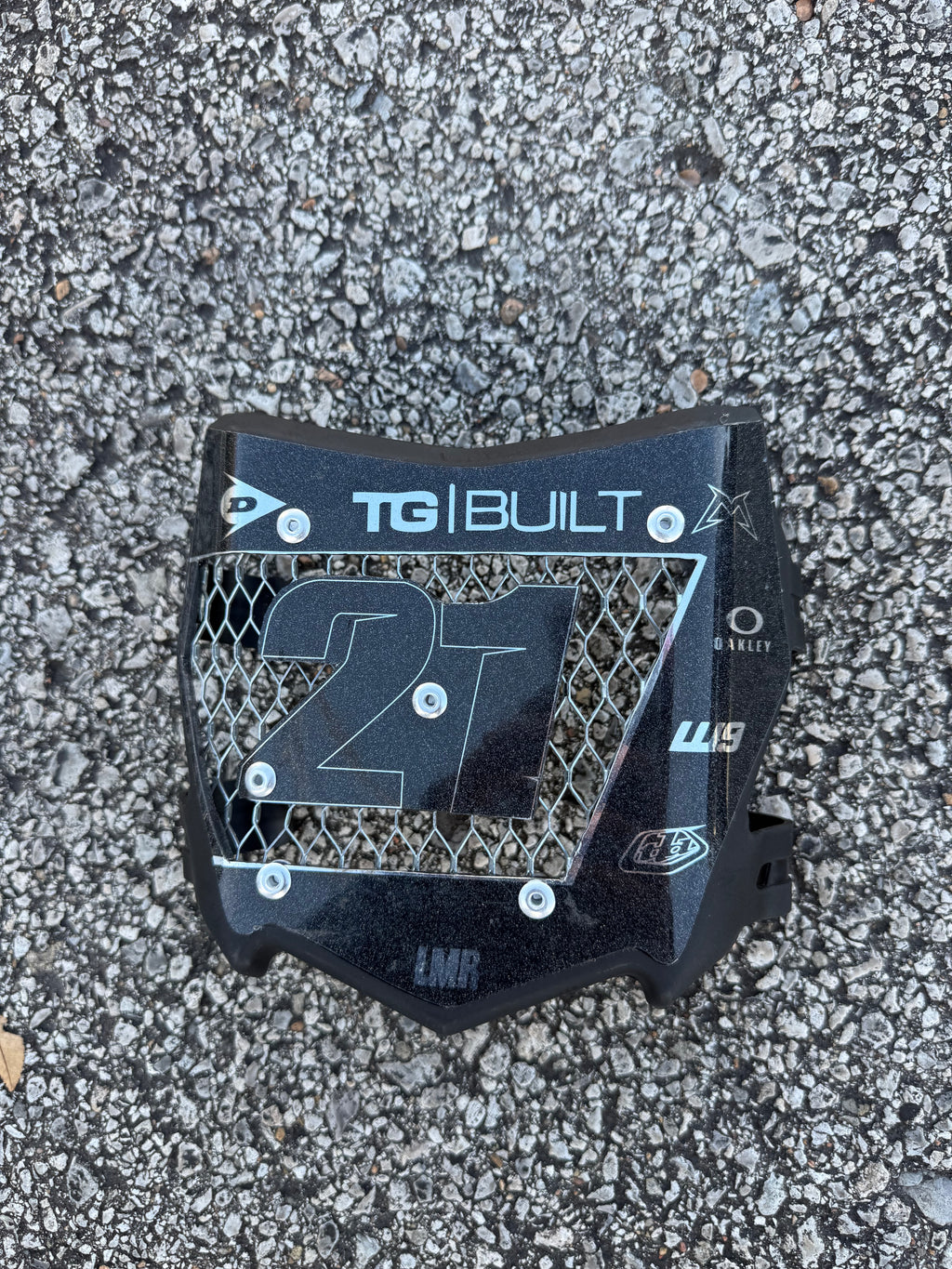 Custom Dual Number Vented Plate