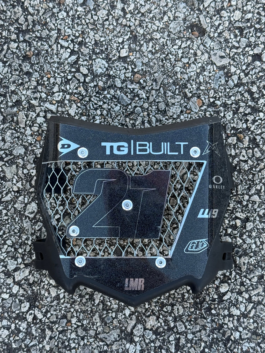 Custom Dual Number Vented Plate