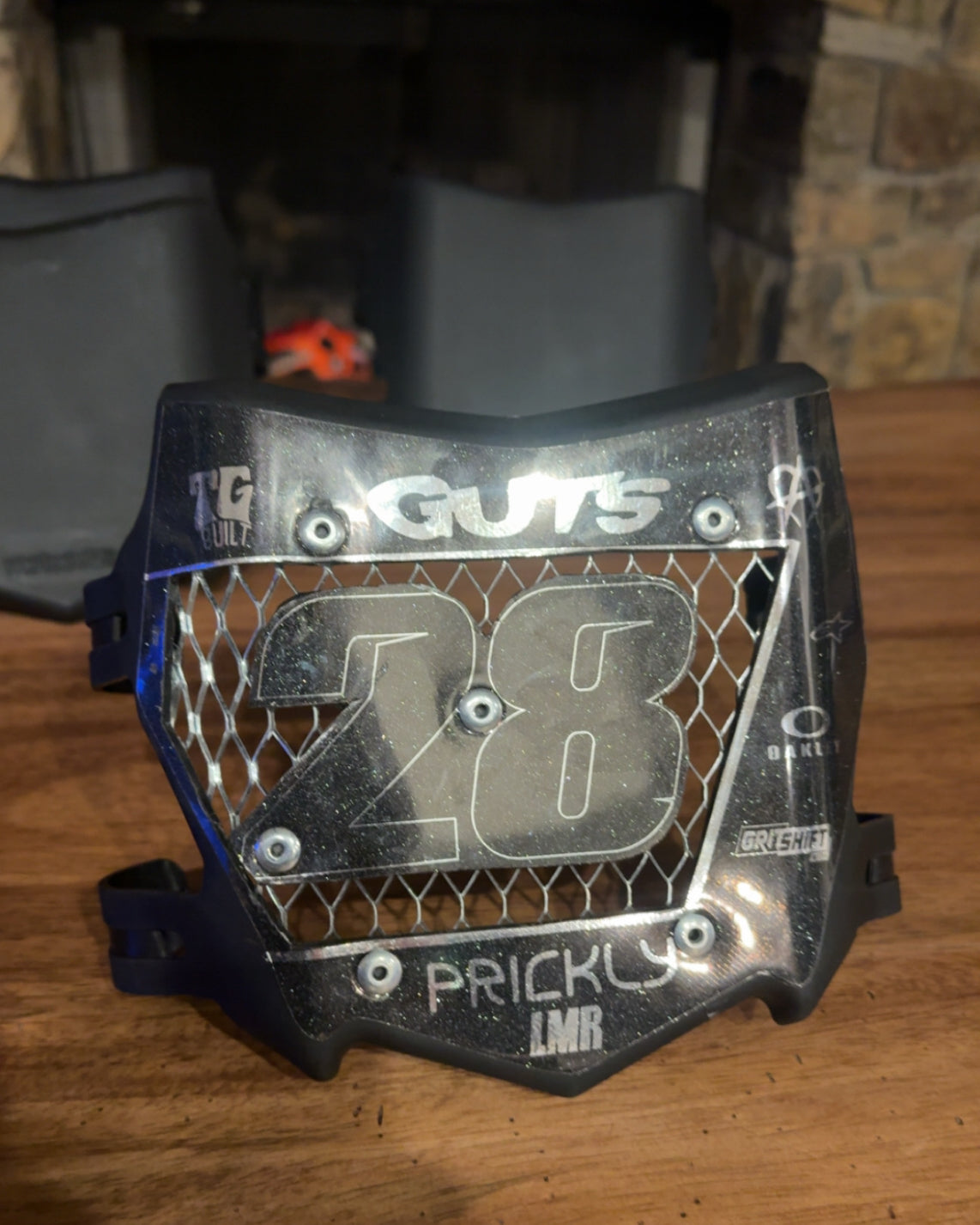 Custom Dual Number Vented Plate